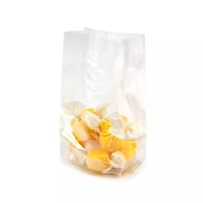 Eco Clear Cello Gusset Bags, 3" x 2" x 6 1/2" (100 Pieces)