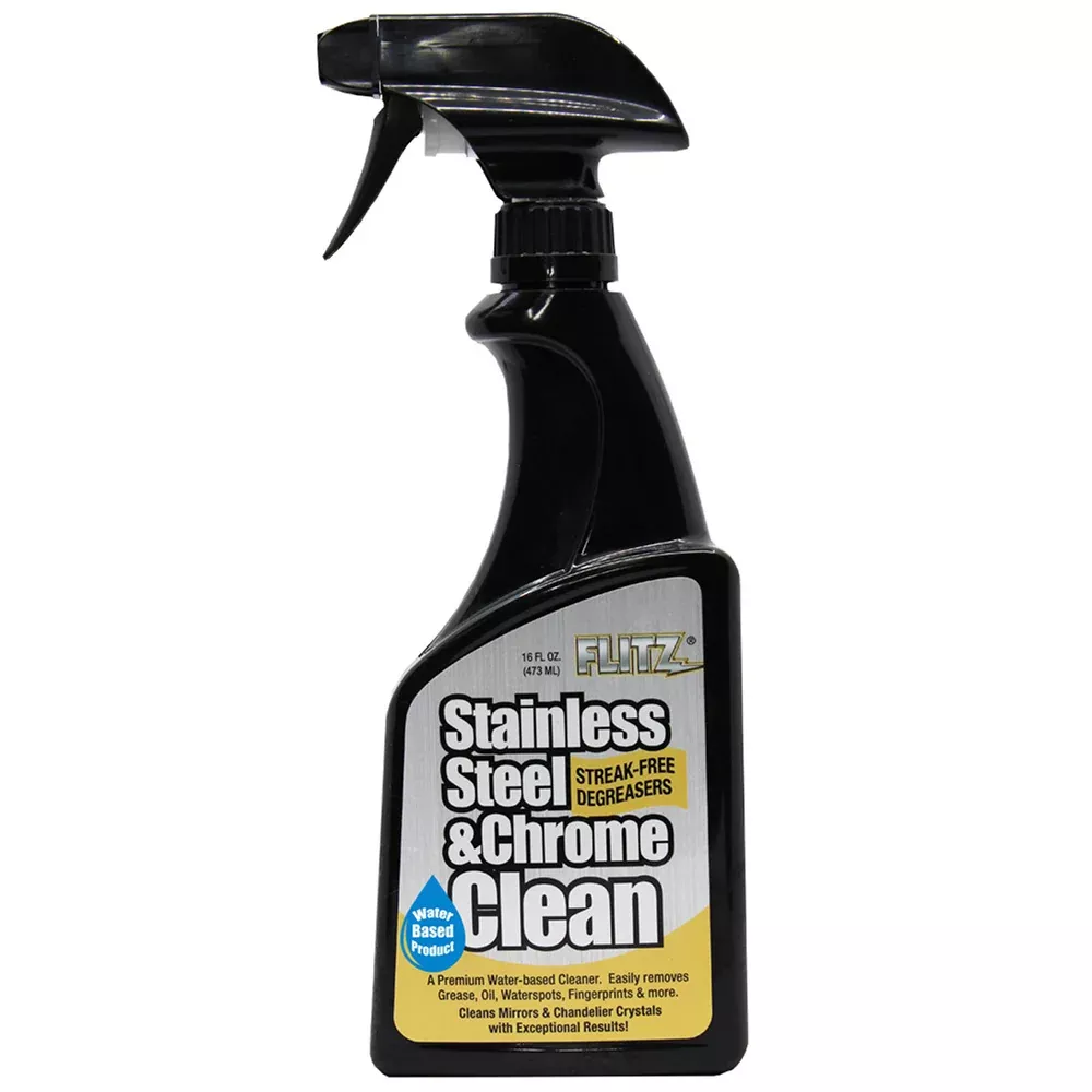 Flitz Stainless SteelChrome Cleaner w/Degreaser - 16oz [SP01506]