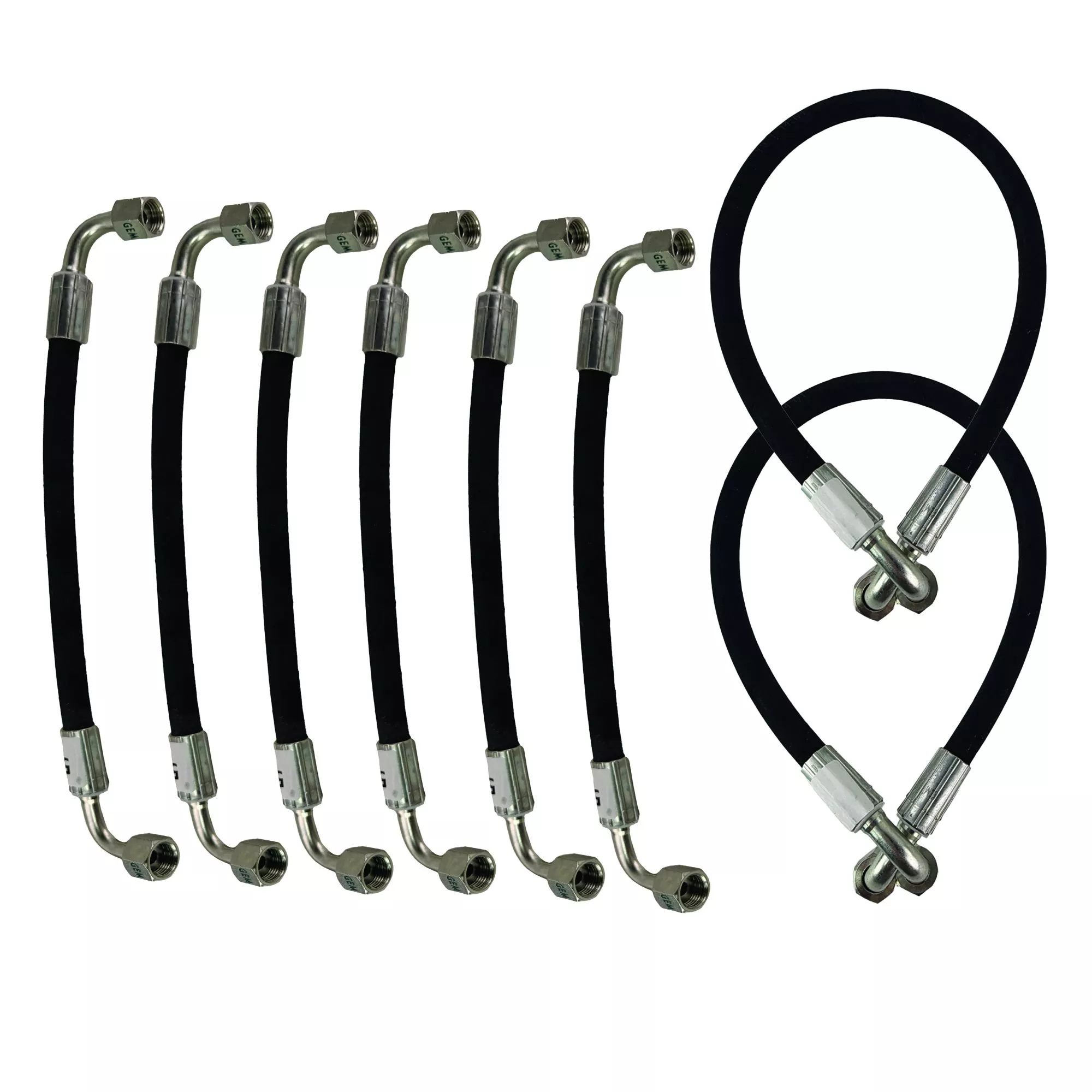 Front Loader Attachment Boom & Bucket Cylinder Hose Kit for John Deere