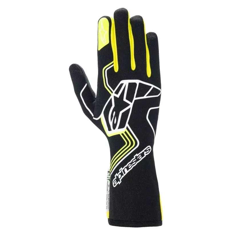 Glove Tech-1 Race V4 Blk / Fluo YellowX-Large