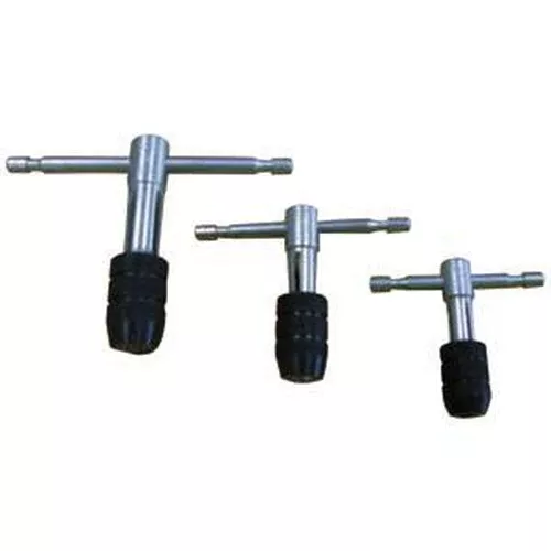 Groz Tap Wrench Set - T Handle Type (Set Of 3) | Threading/Tap & Die - Sets