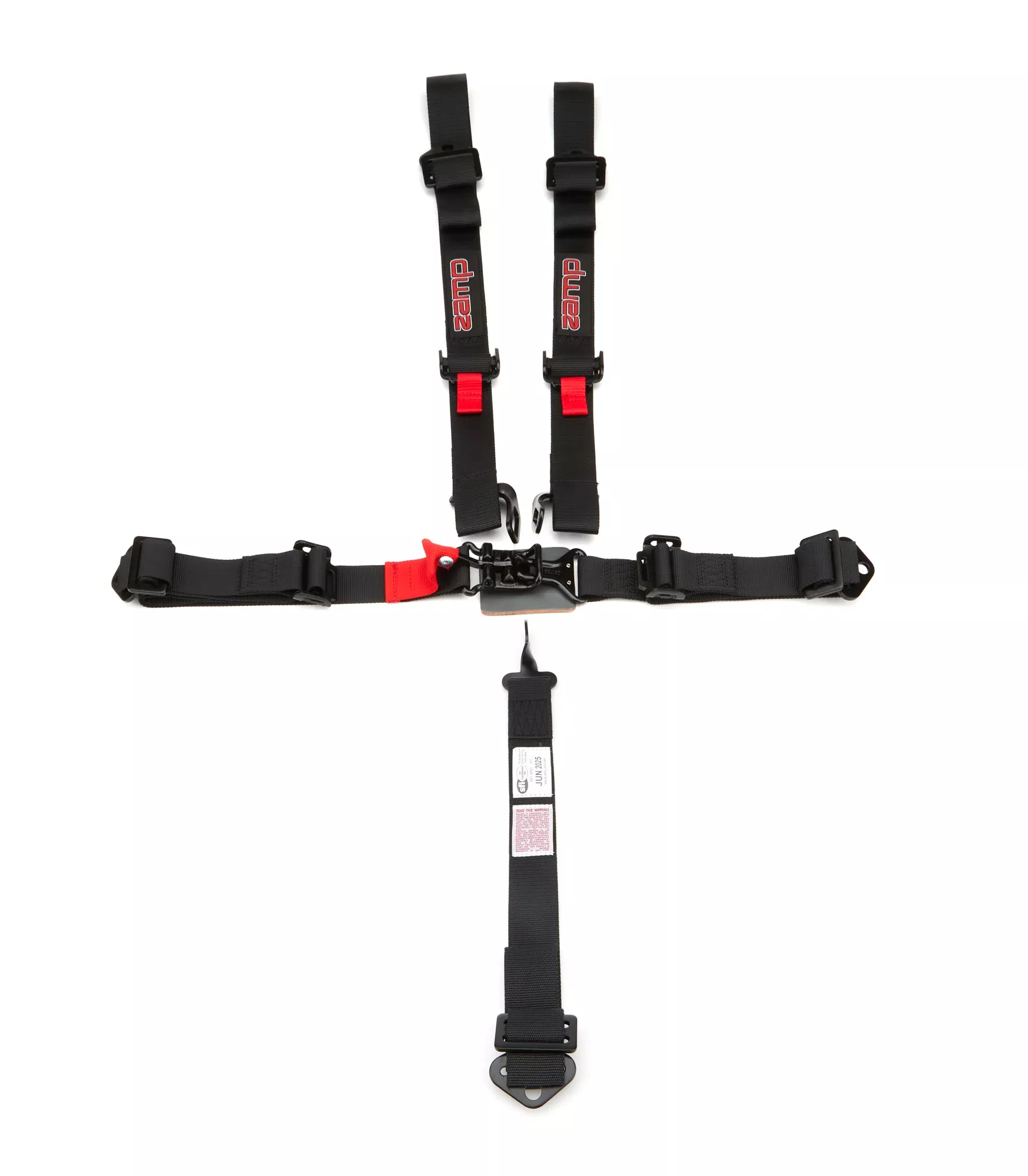 Harness 5pt Black L&L 3/2in Shoulder SFI 16.1