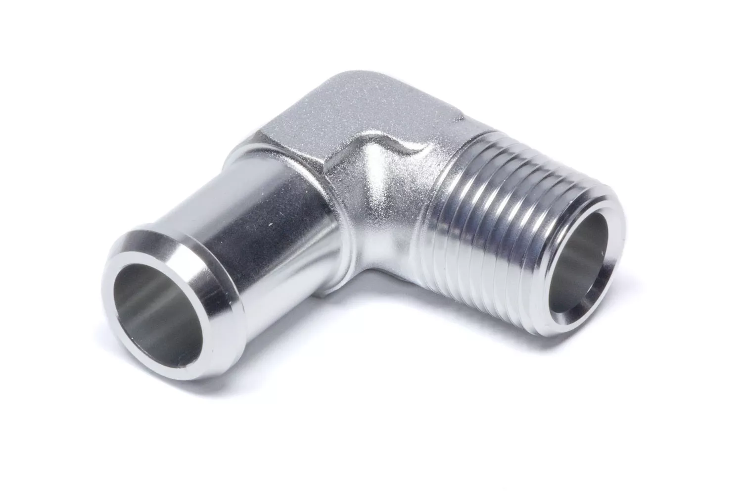 Hose End90-deg 1/2npt to 3/4 BarbClear