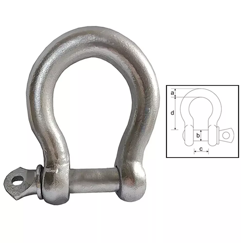 ITM Bow Shackle Commercial Galvanised 22mm Body