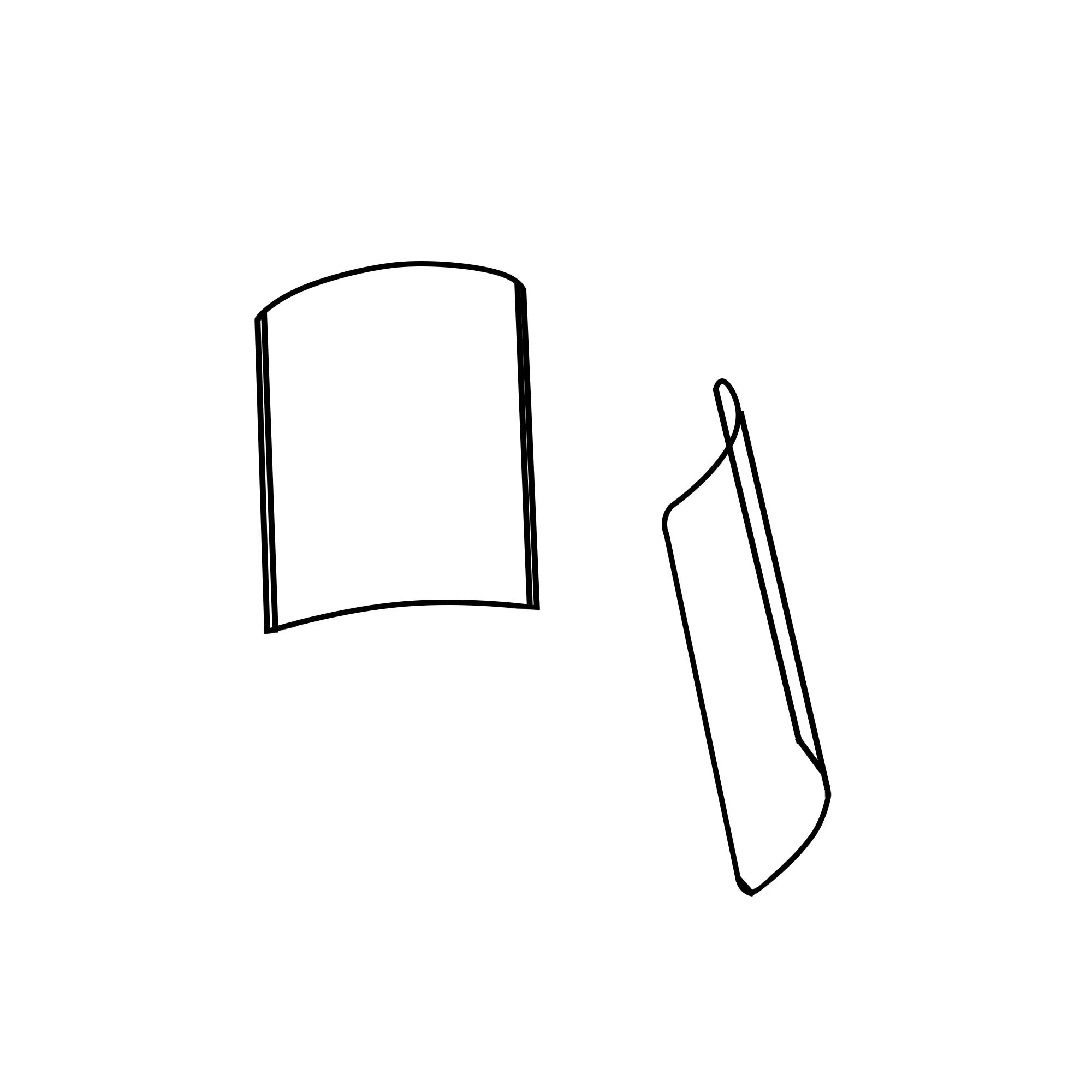 LH Side Quarter Window for Kubota