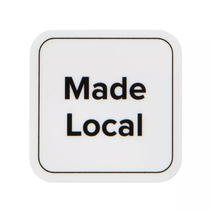 Made Local Rounded Square Printed Labels (1 pack) - DISCONTINUED, 1"