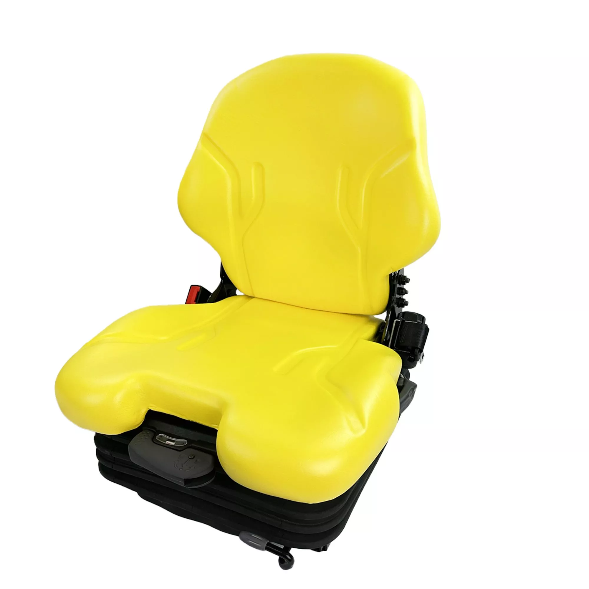 Mechanical Suspension Yellow Vinyl Seat for John Deere