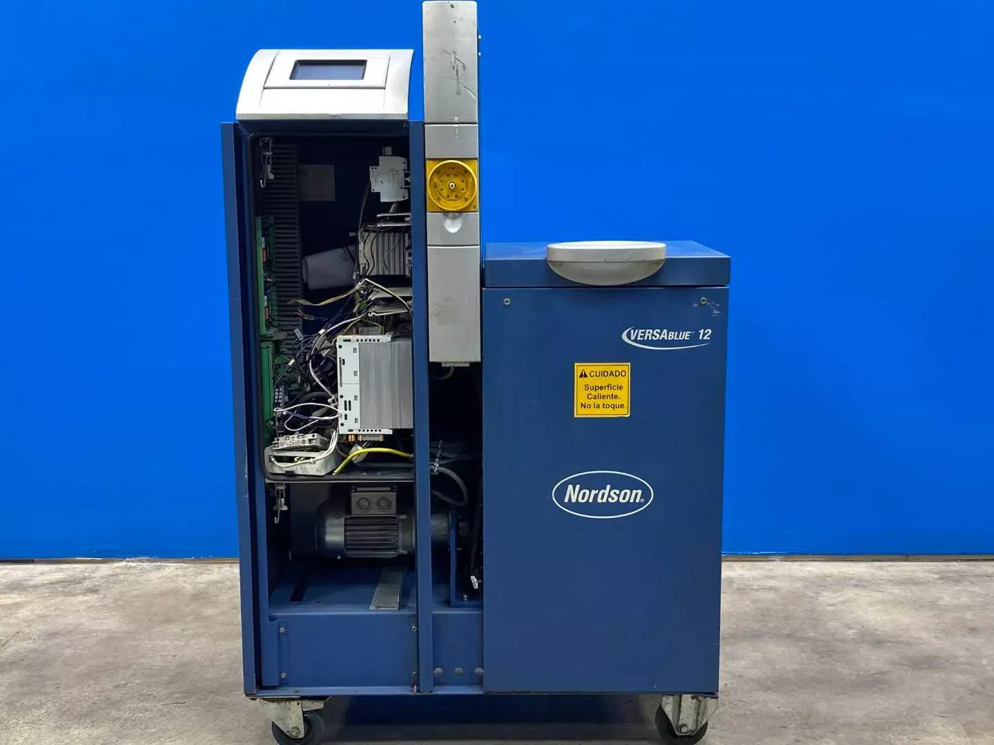 Nordson 8038885 VersaBlue 12 Adhesive Melter - Model - High-Efficiency Industrial Glue System (Missing Cover Lid)