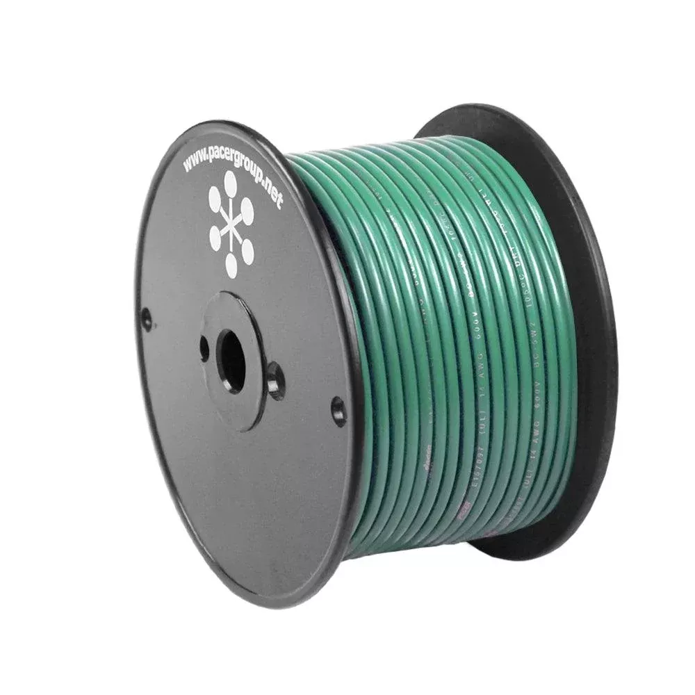 Pacer Green 12 AWG Primary Wire - 100[WUL12GN-100]