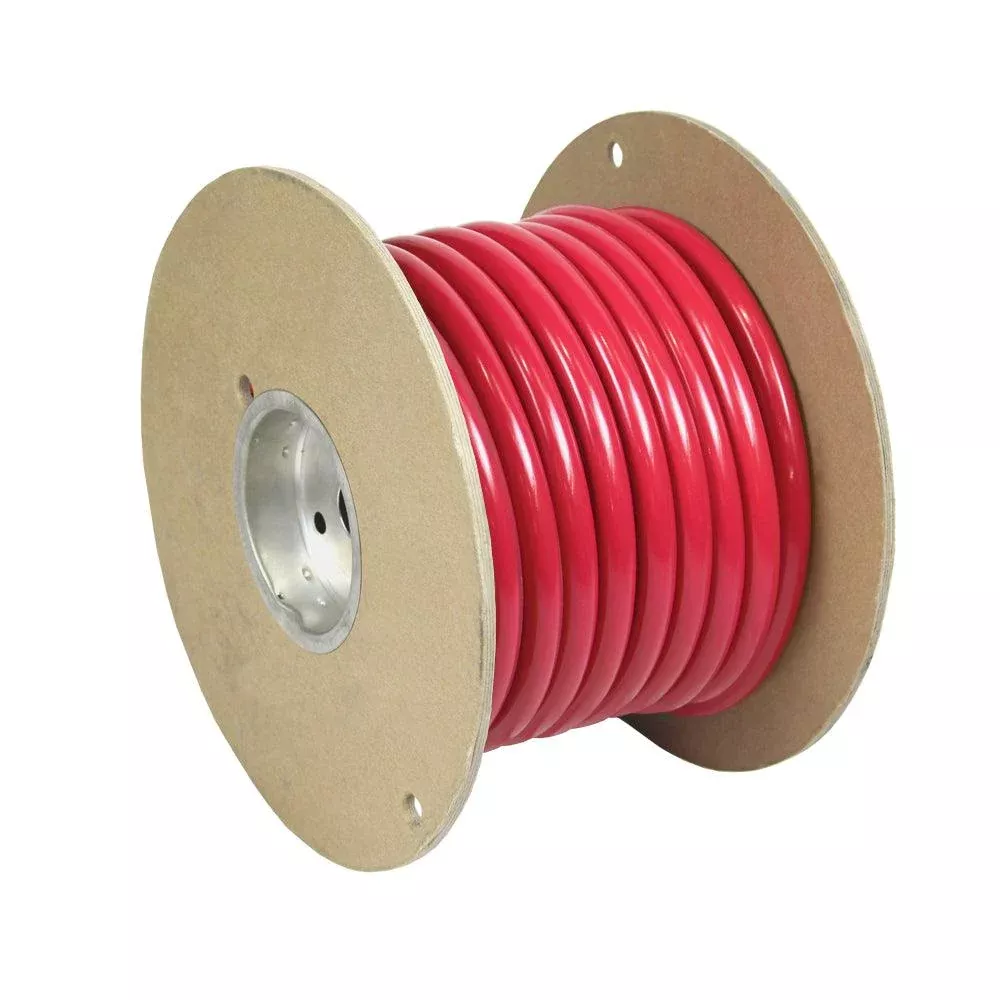 Pacer Red 2/0 AWG Battery Cable - 50[WUL2/0RD-50]