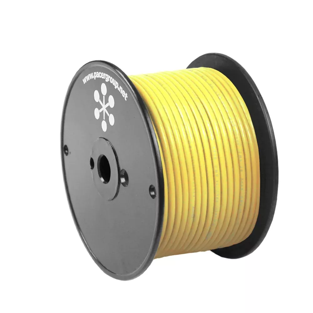 Pacer Yellow 16 AWG Primary Wire - 100[WUL16YL-100]
