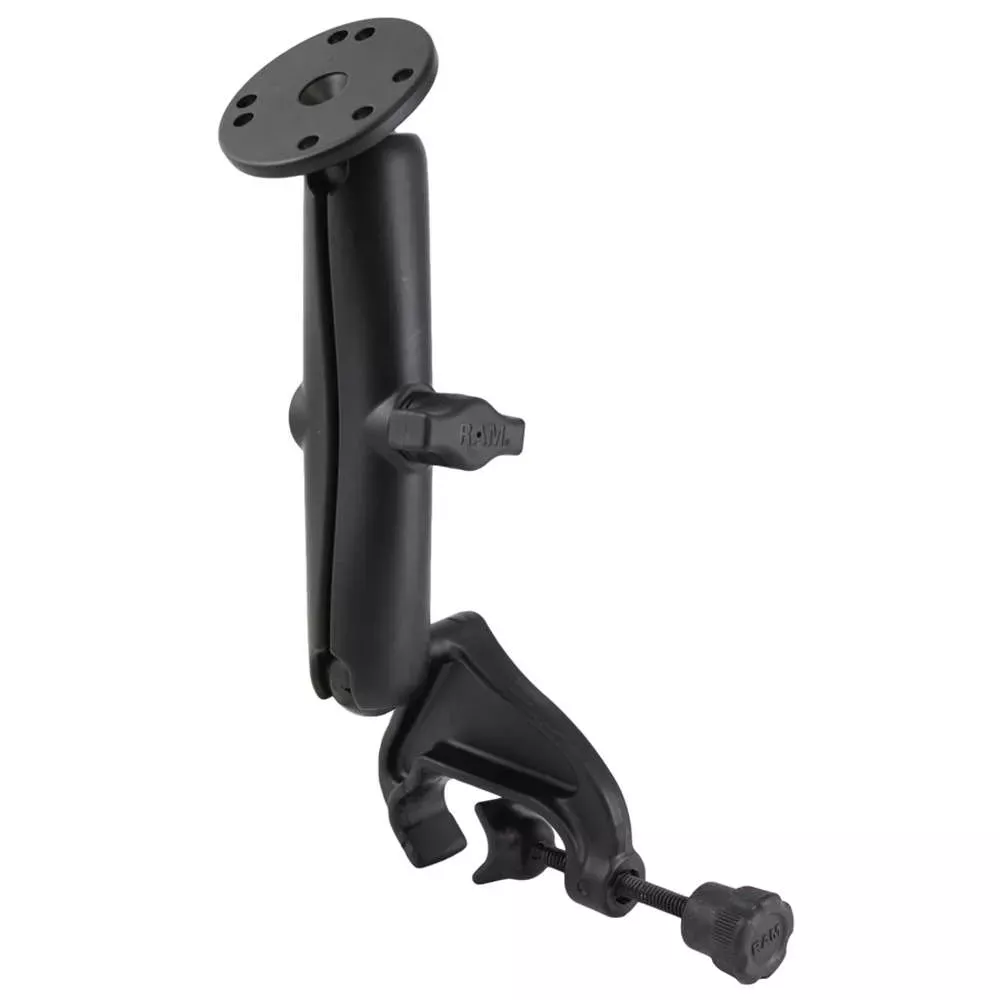 RAM Mount Yoke Mount Long Arm w/2.5″ Round Base