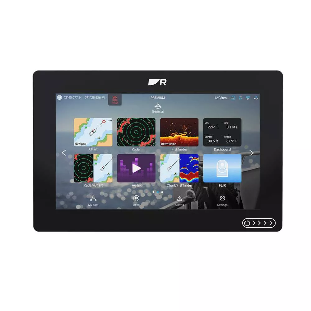 Raymarine Axiom 2 RV 9" Chartplotter/Fishfinder w/RealVision 3D Sonar, Lighthouse North America ChartRV-100 Transducer [E70723-03-102]