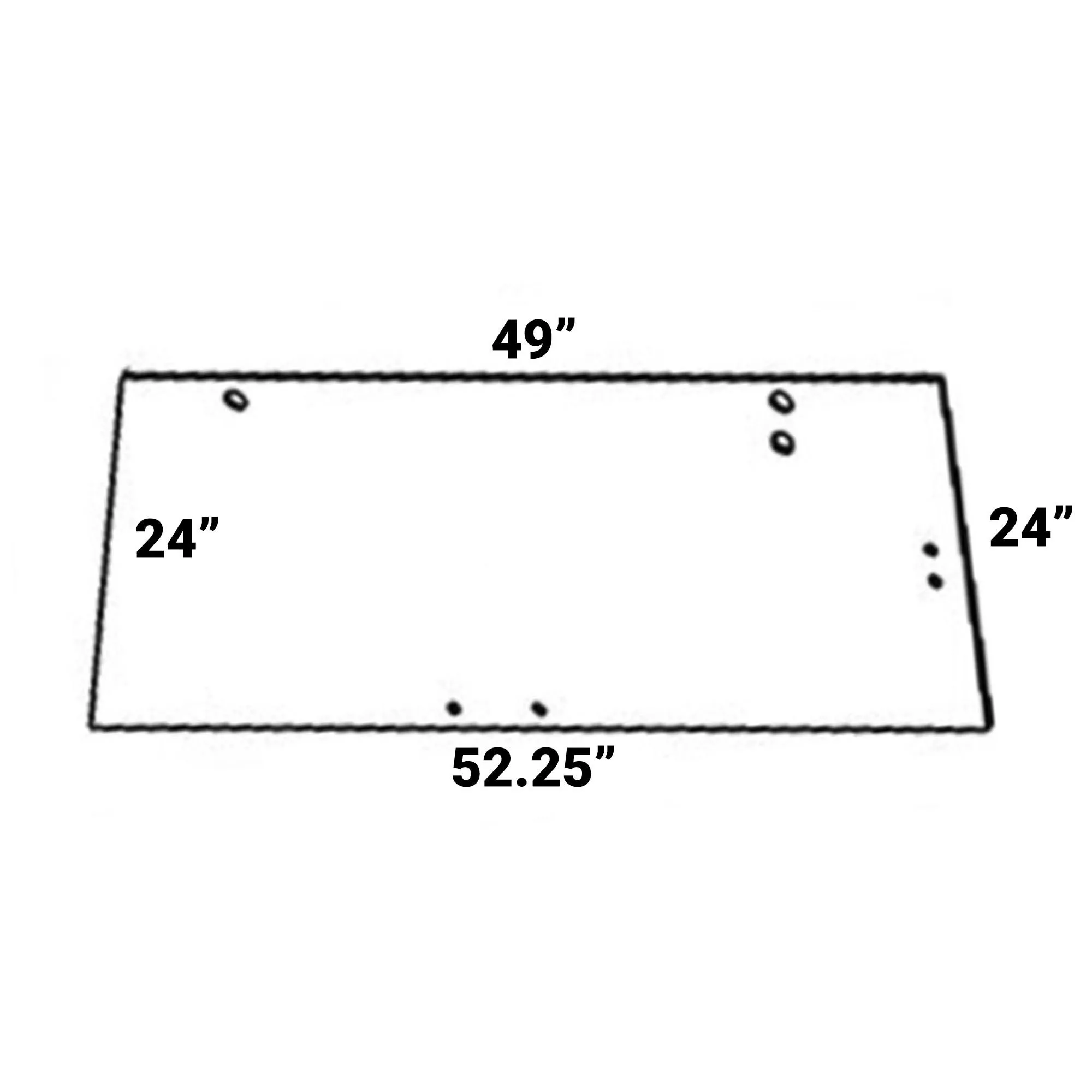 Rear Cab Window Glass for Case/IH