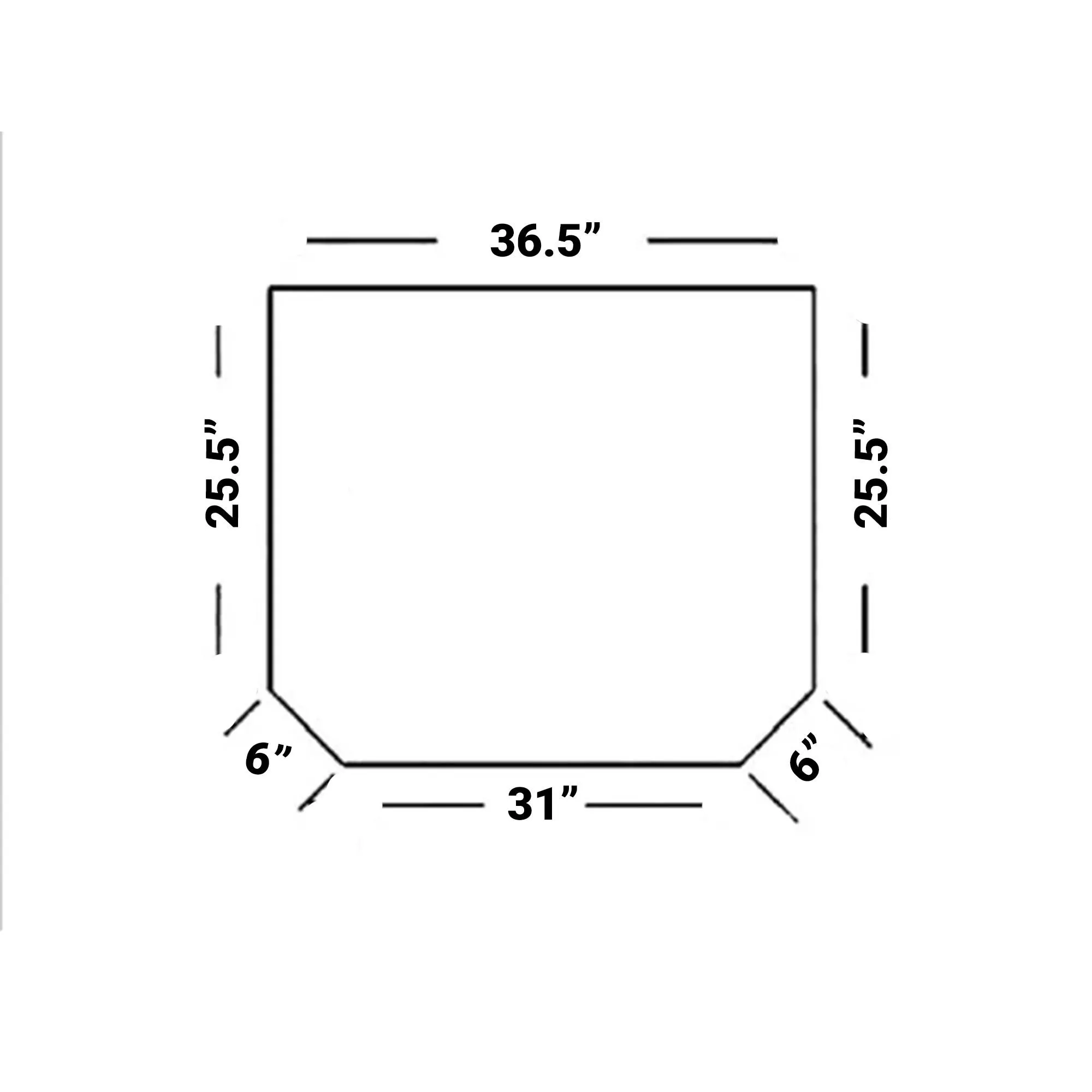 Rear Window Glass for John Deere