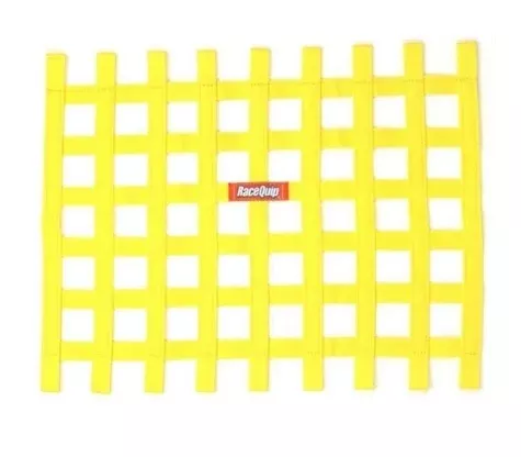 Ribbon Window Net Yellow Non-SFI 18in x 24in