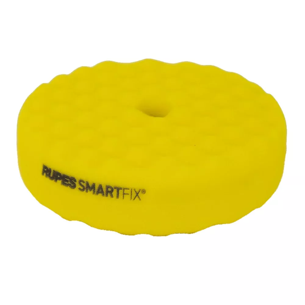 RUPES SMARTFIX Double-Sided Fine Foam Pad - 180mm - Yellow [9.DSF180MM]