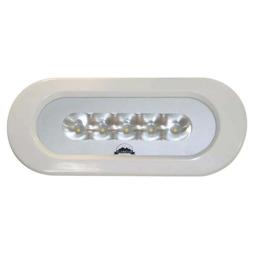 Scandvik Flush Mount Spreader Light - 10-30V - White [41343P]