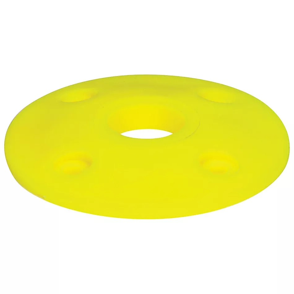 Scuff Plate Plastic Fluorescent Yellow 4pk