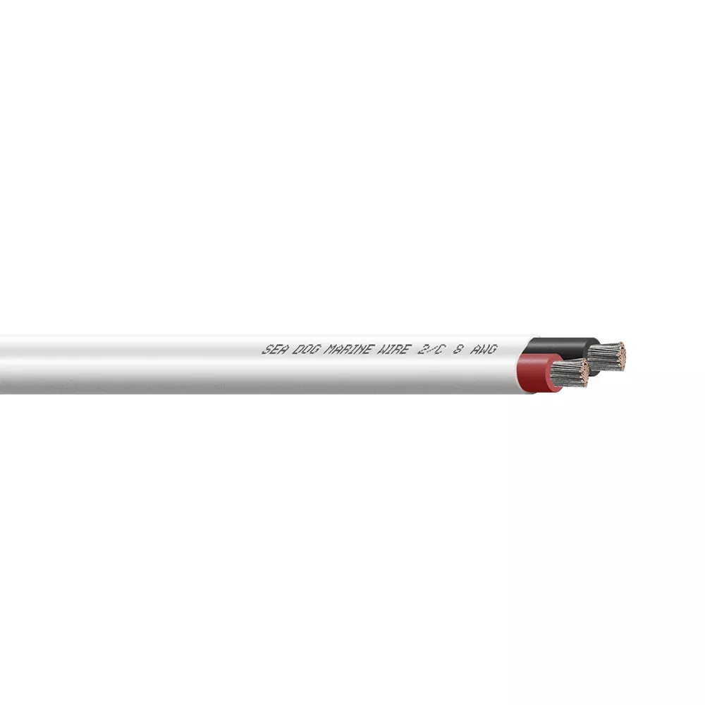 Sea-Dog 8/2 AWG Flat Duplex Wire Red/Black - 100' [8008202]