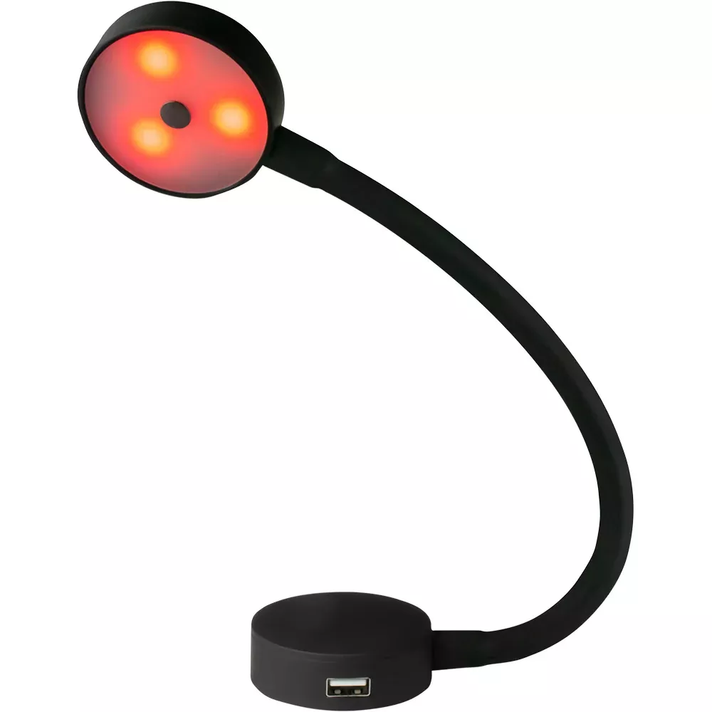 Sea-Dog LED Flex Neck Day/Night Light w/USB Socket - RedWhite Light [404939-3]