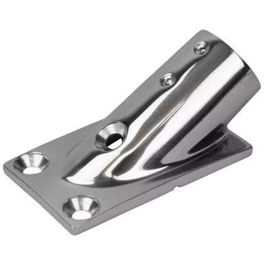 Sea-Dog Rail Base Fitting Rectangular Base 30 316 Stainless Steel 1-7/8" x 3-3/16" - 1" OD [281300-1]