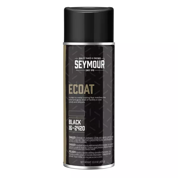 SEYMOUR Auto & Collision E-Coat Primer - Black, 12 oz