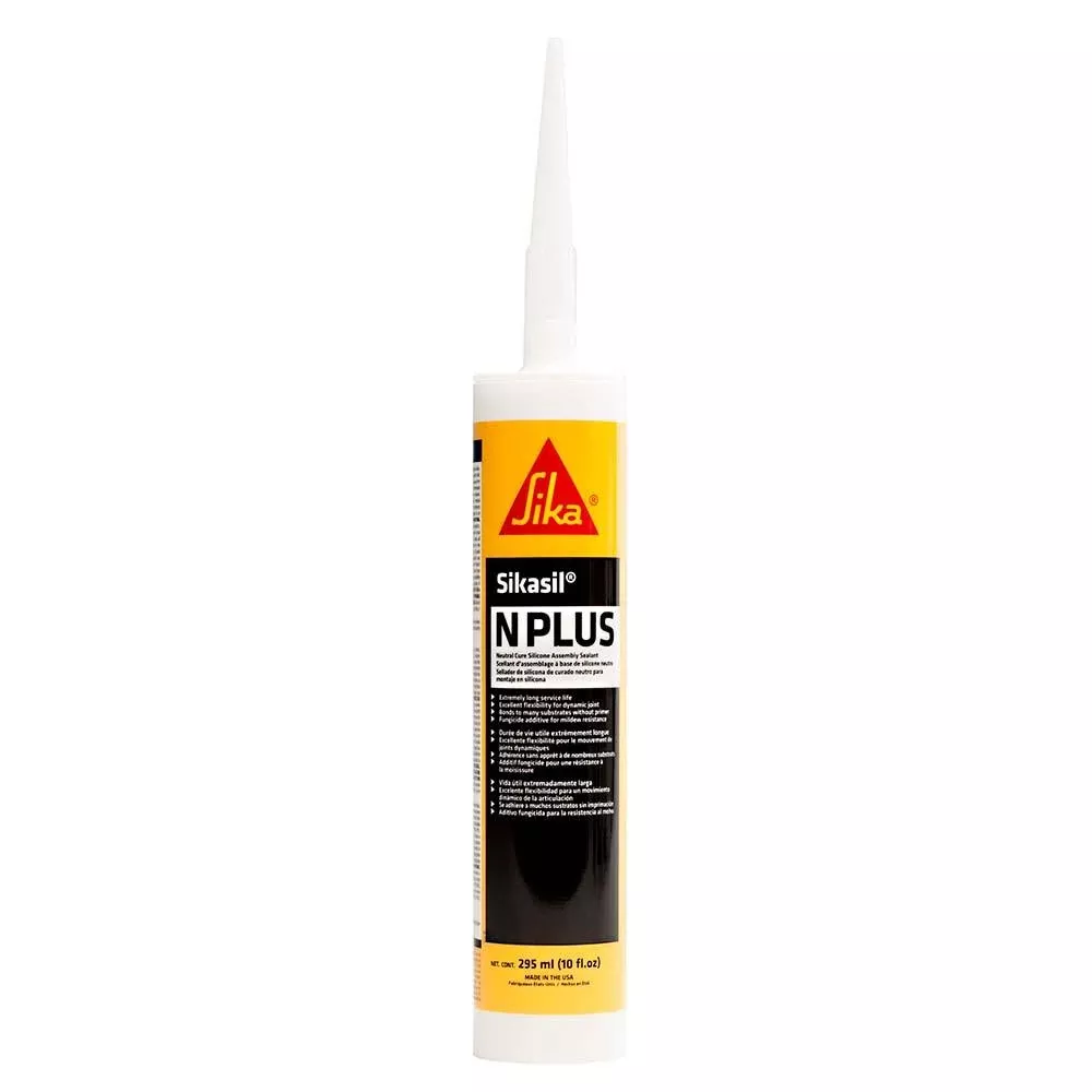 Sika Sikasil-N Plus White 10oz w/Nozzle [432029]