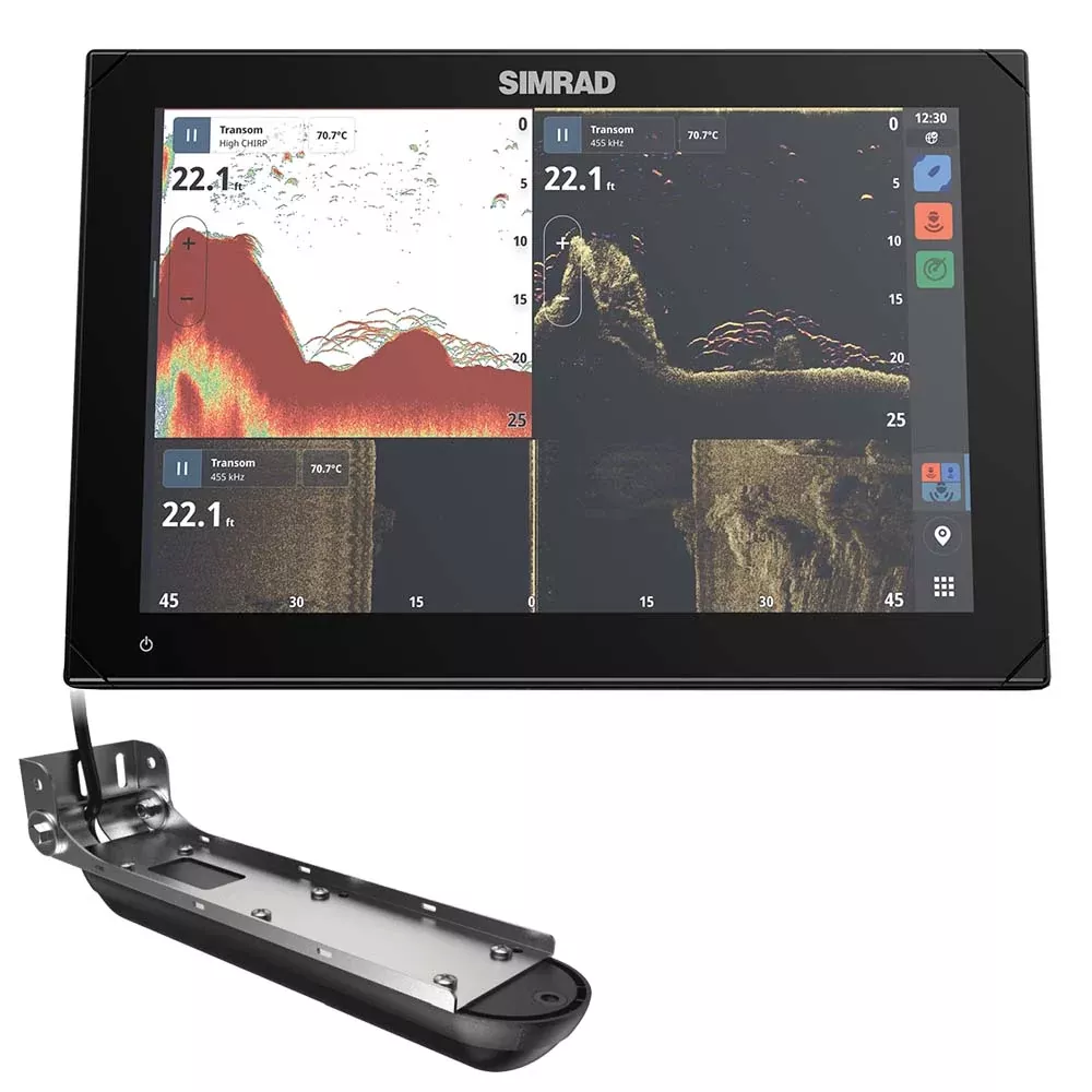 Simrad NSX 3012 12" Combo ChartplotterFishfinder w/Active Imaging 3-in-1 Transducer [000-15367-001]
