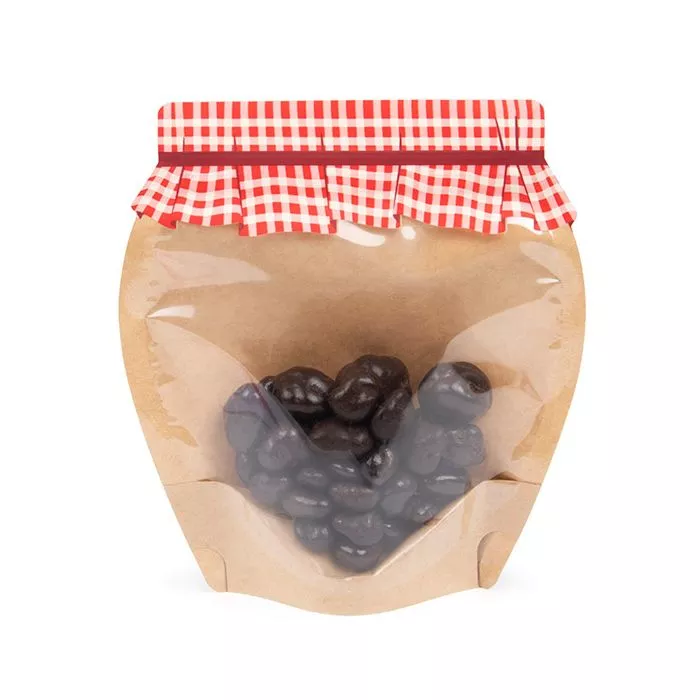 Small Jam Jar Shaped Pouch 5 9/16" x 3" x 6" (100 pack)