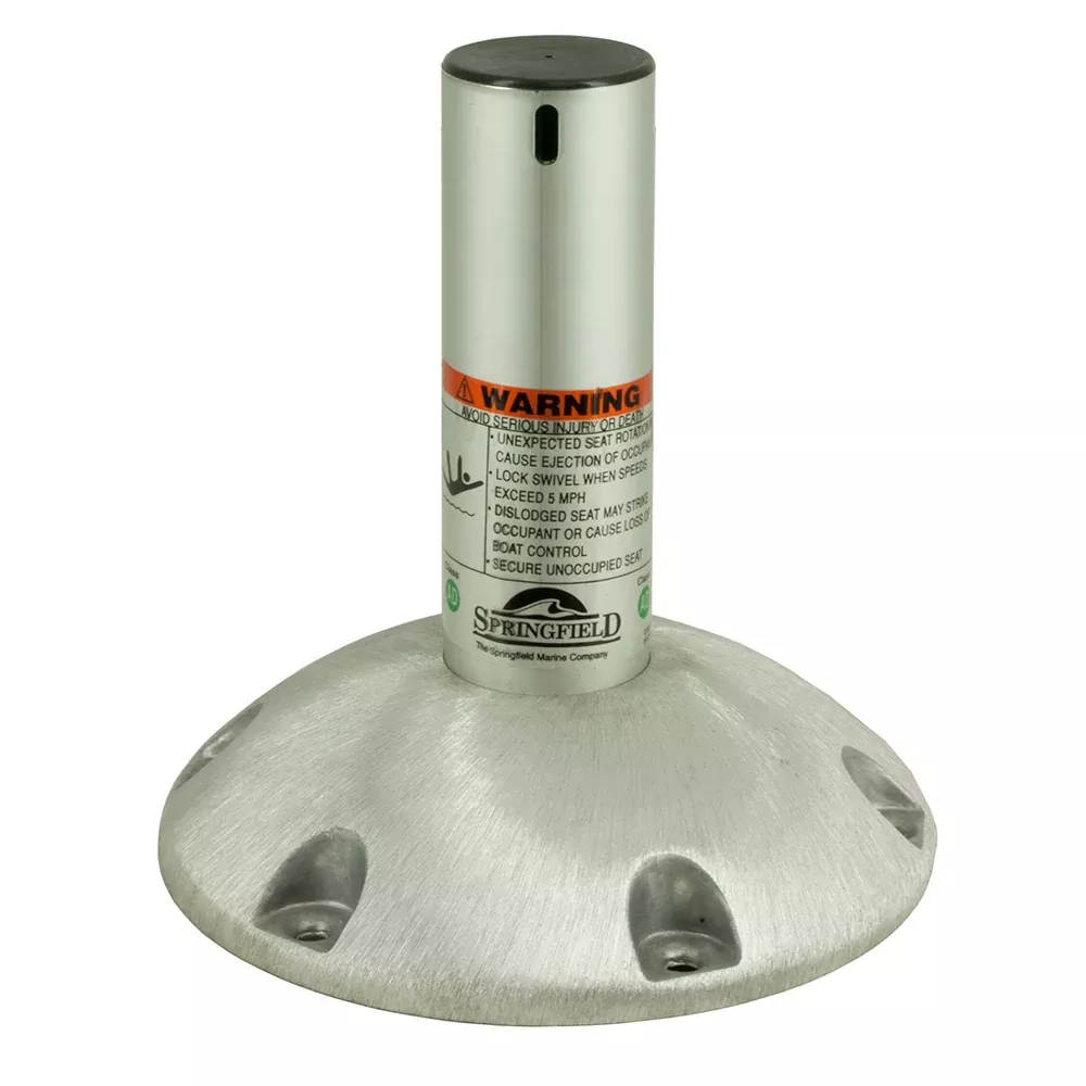 Springfield 2-3/8" Explorer Fixed-Height Locking Pedestal - 9" [1250309-LNS]