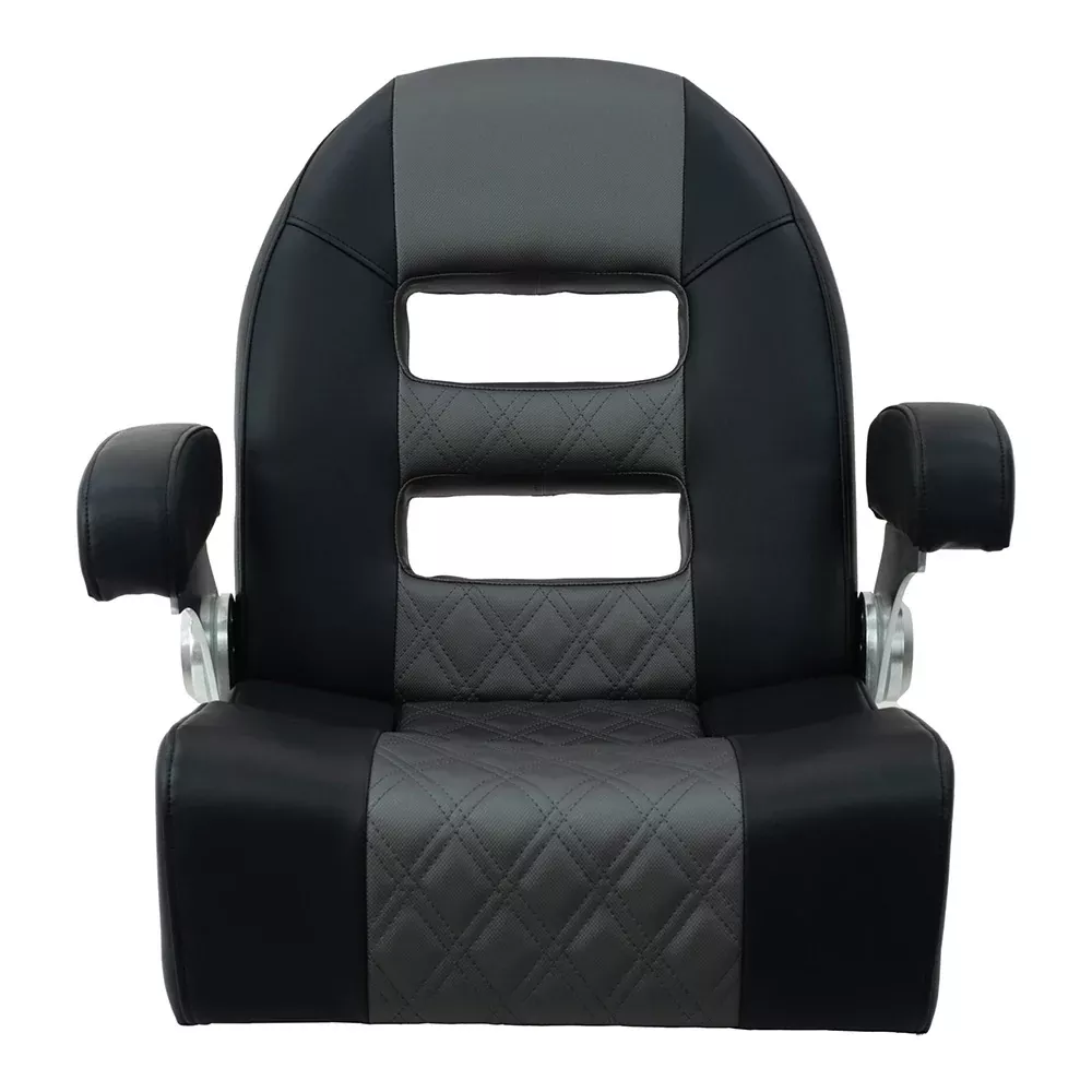 Springfield Console Helm Flip-Up - Black-Grey [1042035-BLK]