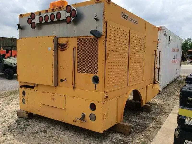 Sreco-Flexible Auger Jetter Machine HV2000SKID Model - 2056 Hours - Gas Engine