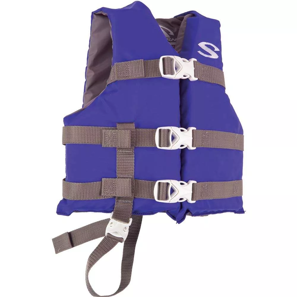StearnsClassic Series Child Life Jacket – 30-50lbs – Blue/Grey