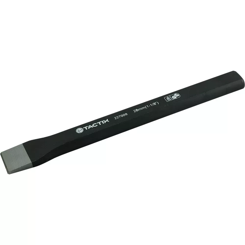 Tactix Chisel Cold Flat 250 X 28Mm (1-1/8In) | Punches & Chisels - Cold Chisels