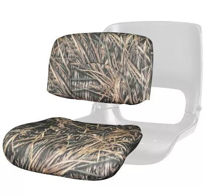 Tempress - All-Weather™ Mossy Oak Shadow Grass™ Vinyl High-Back Cushion - 53171