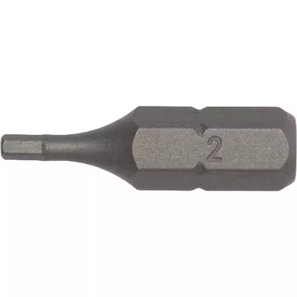 Teng 3Pc 1/4in Hex 4mm Hex Bit x 25mm (L)