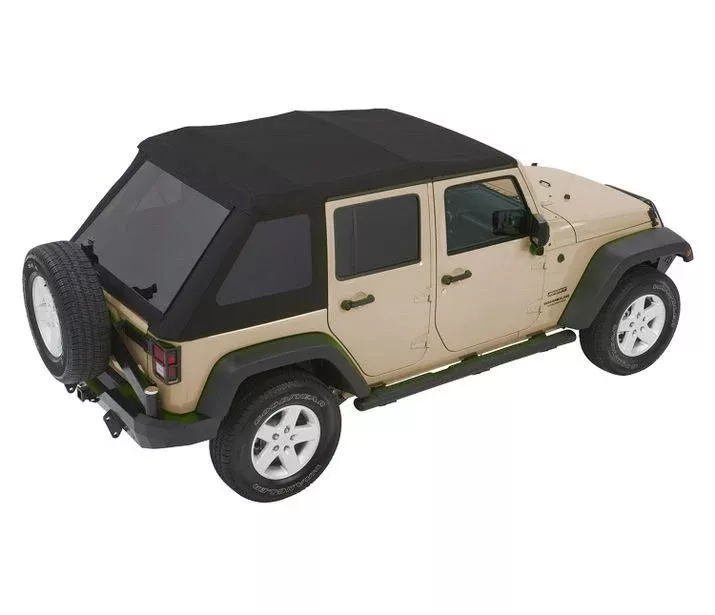 Trektop NX Glide Black Twill 07- Wrangler 4Dr