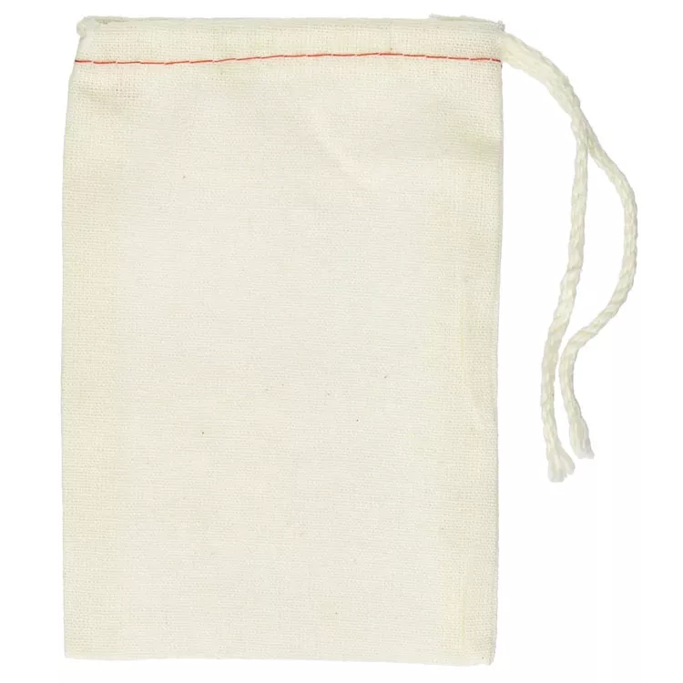 Versatile Cotton Drawstring Bag, 5" x 7", 100/Case