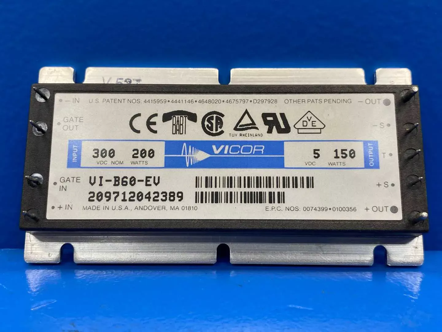VicorDC-DCPower Converter VI-B60-EV
