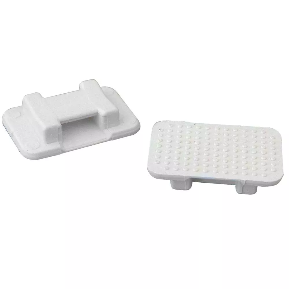 Weld Mount AT-5 Large White Nylon Wire Tie Mount – Qty. 100