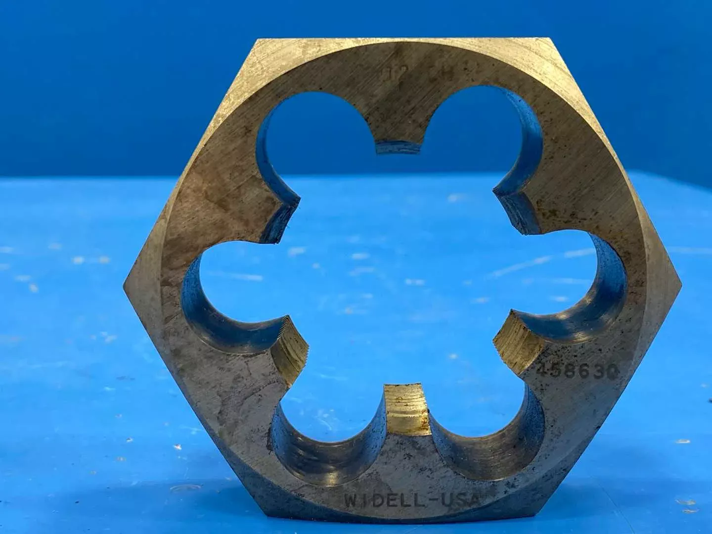 Widell-USA 4" Hexagon Die 2-12 LH 4" Threading LH